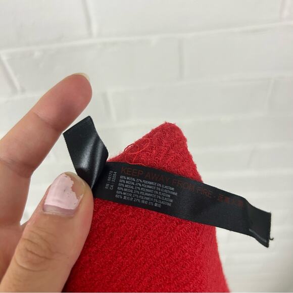 Urban Outfitters Out From Under Red Ribbed Bralette Size M/L - Picture 8 of 8